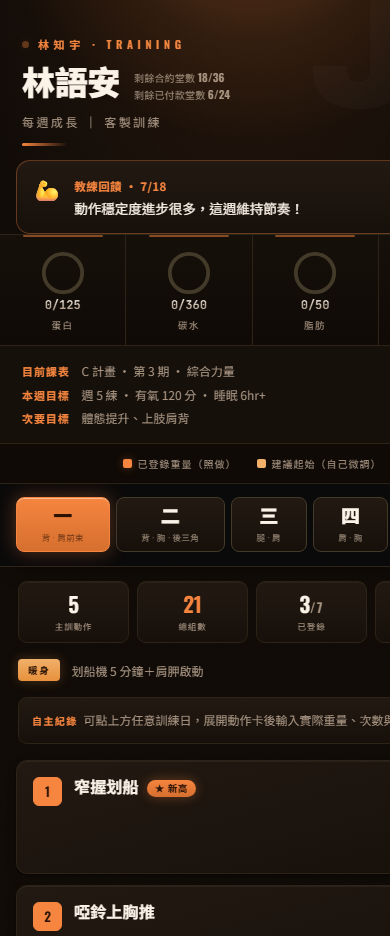 學員端訓練